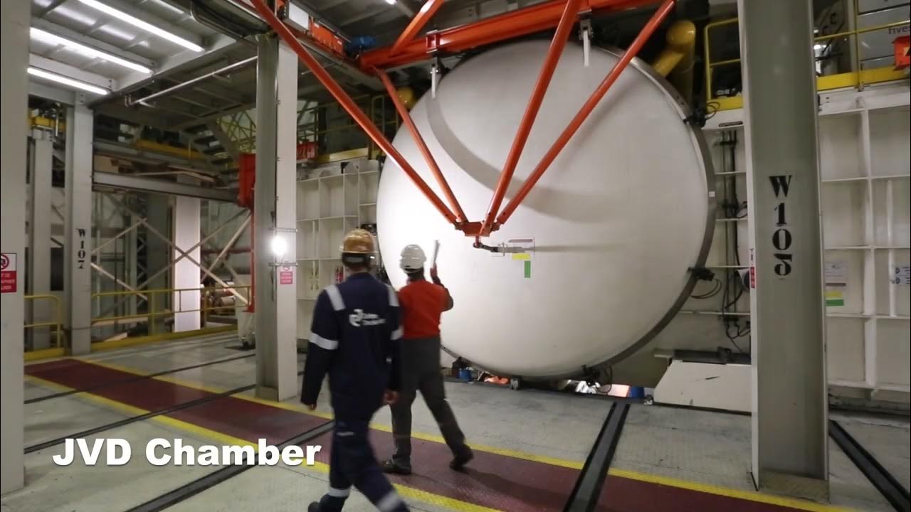 JVD technology coats a moving strip of steel in a vacuum chamber, by vaporizing zinc onto the