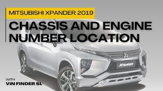 Mitsubishi Xpander 2019| 4A91| Chassis (VIN) and Engine Number Location Mitsubishi Chassis Number Decoder