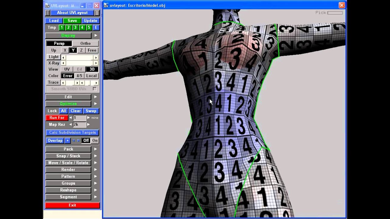 Tutorial Mapeado de modelo en UV Layout Parte 2 - YouTube