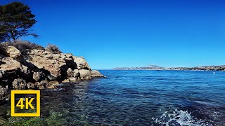 Sea Therapy  Escape to Costa Blanca  1 Hour Nature Ambience 4K