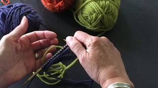 Tutorials for Stranded Colorwork - holding yarns