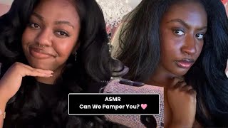 ASMR| (wlw) 2 Girls 1 Crush 💋Pampering You ft @SleepyVall