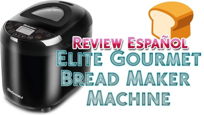 Elite Gourmet Bread Maker Machine, 3 Loaf Sizes, 19 Settings - Black –  Môdern Space Gallery