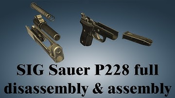 SIG Sauer P228: full disassembly & assembly | World of Guns