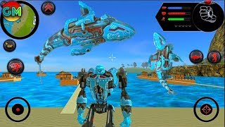 Robot Shark #Hungry Shark | by Naxeex Robots | Android GamePlay HD screenshot 5