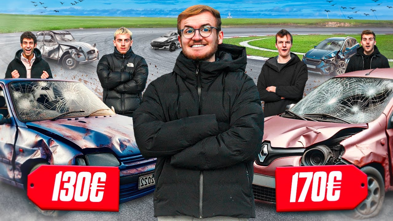 J'ai acheté les 5 voitures les moins chères d'Internet (et on fait une course avec)