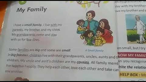 Ch 2 (My Family)E.V.S Class 1