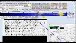 Multipsk decoding weather fax (WeFax) from DWD Hamburg DDH3