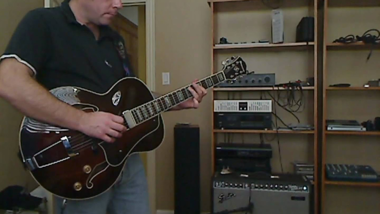 Ibanez Archtop AF84e review - YouTube