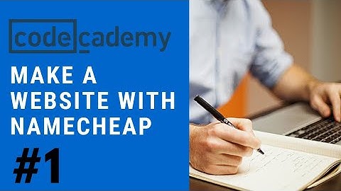 Make a website | Codecademy - Part 1 - Site Structure