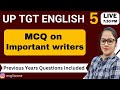 🔴MCQ on Important Writers || One Shot Revision of UP TGT English || Session 5