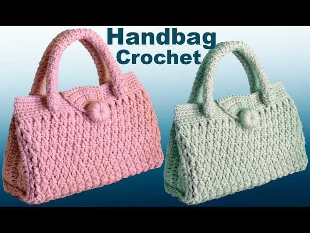 Bolso a crochet en punto 3D paso a - Patrones gratis