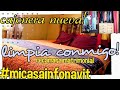 LIMPIA CONMIGO CASA INFONAVIT 👨‍👩‍👧‍👦🏡 RECAMARA MATRIMONIAL tenemos una cajonera nueva📽️