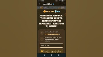 MemeFi Video Code | Arbitrage and DCA: The Safest Crypto Trading Tactics Explained #memefi #airdrop