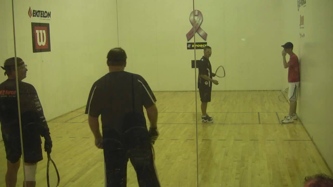 Part 2 Doubles Racquetball with Kane Waselenchuk, Jim Varnon, Brian