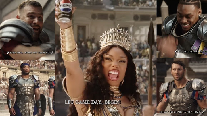 Pepsi Commercial 2024 Megan Thee Stallion, Travis Kelce Gladiator II Ad Review
