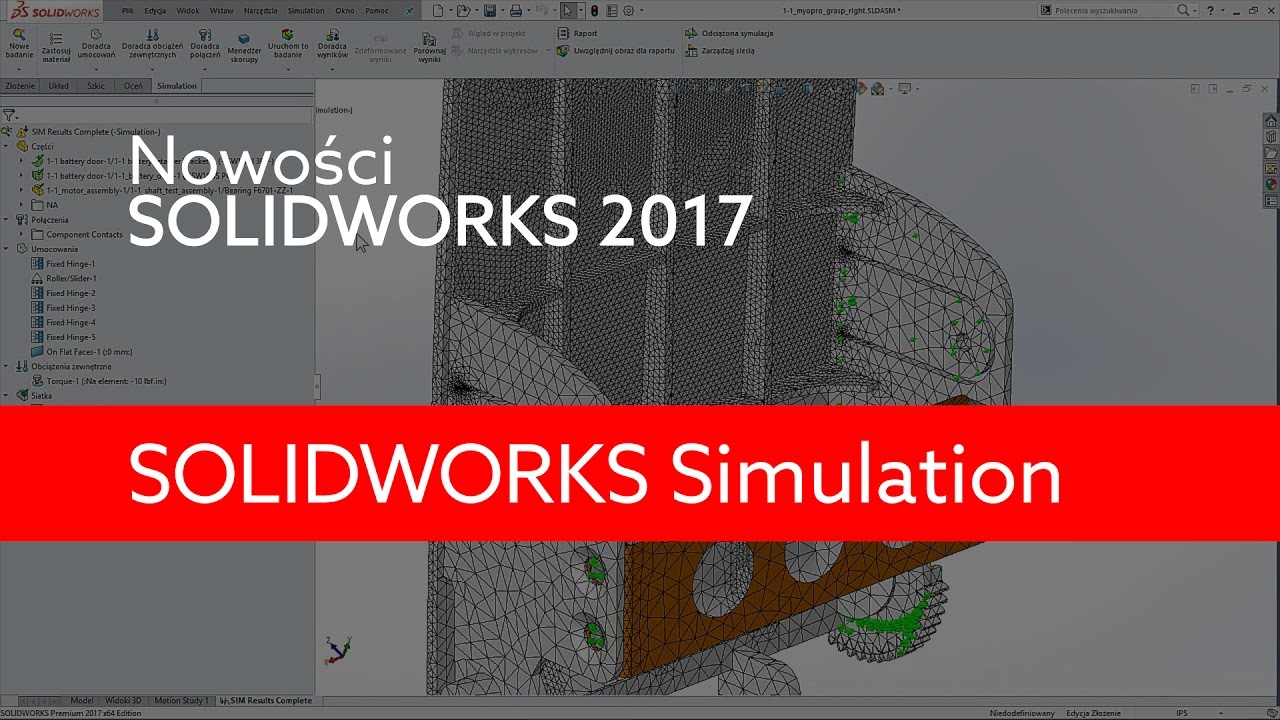 SOLIDWORKS 2017 - Simulation - YouTube