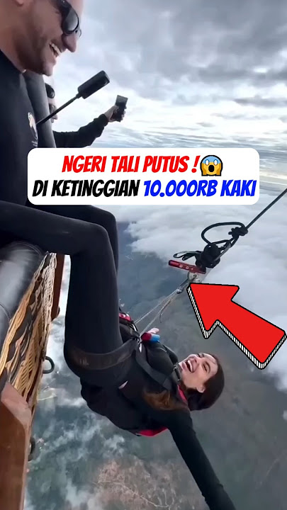 Lompat Tali! Putus Di Ketinggian 10.000kaki ,gimana nasibnya😱#shorts