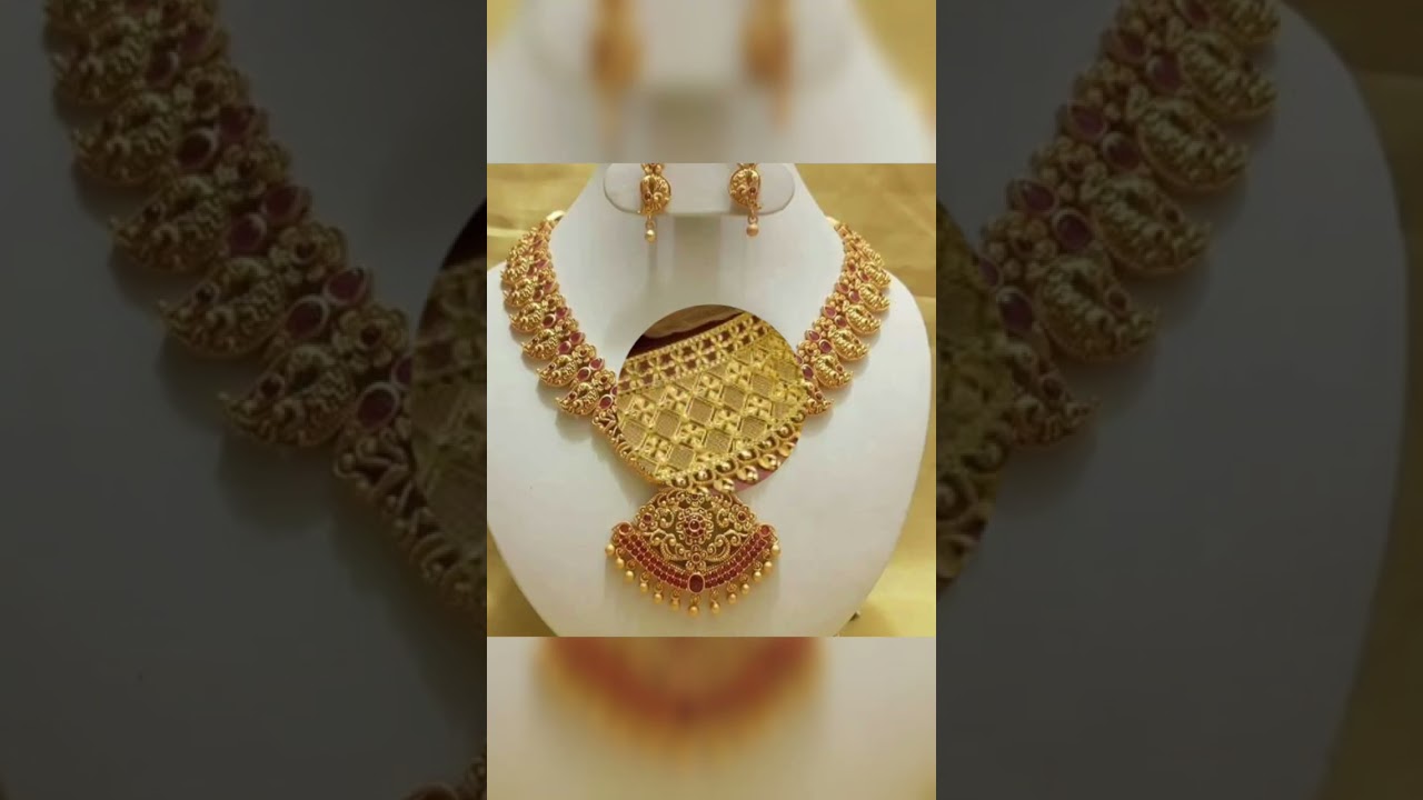 gold necklace designs 2023 