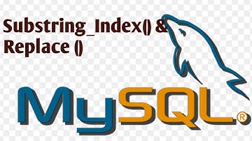 Replace and Substring_index function in MySQL Part #26 | MySQL Tutorial for Beginners in Hindi