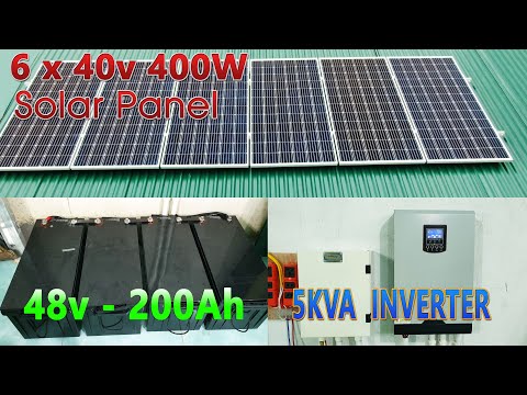 Build A 5KVA Solar Energy For My Workshop