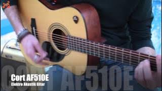 Cort AF510E - Elektro Akustik Gitar - (Bi Kuple)