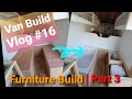 Building the SEATING AREA + TOILET | Van Life Build Vlog #16