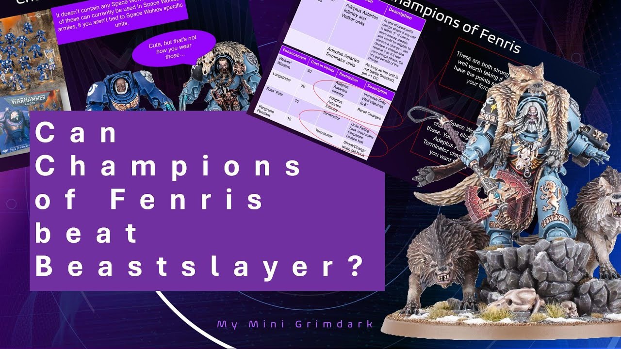 Champions of Fenris Detachment Deep Dive | Space Wolves Terminators in ...