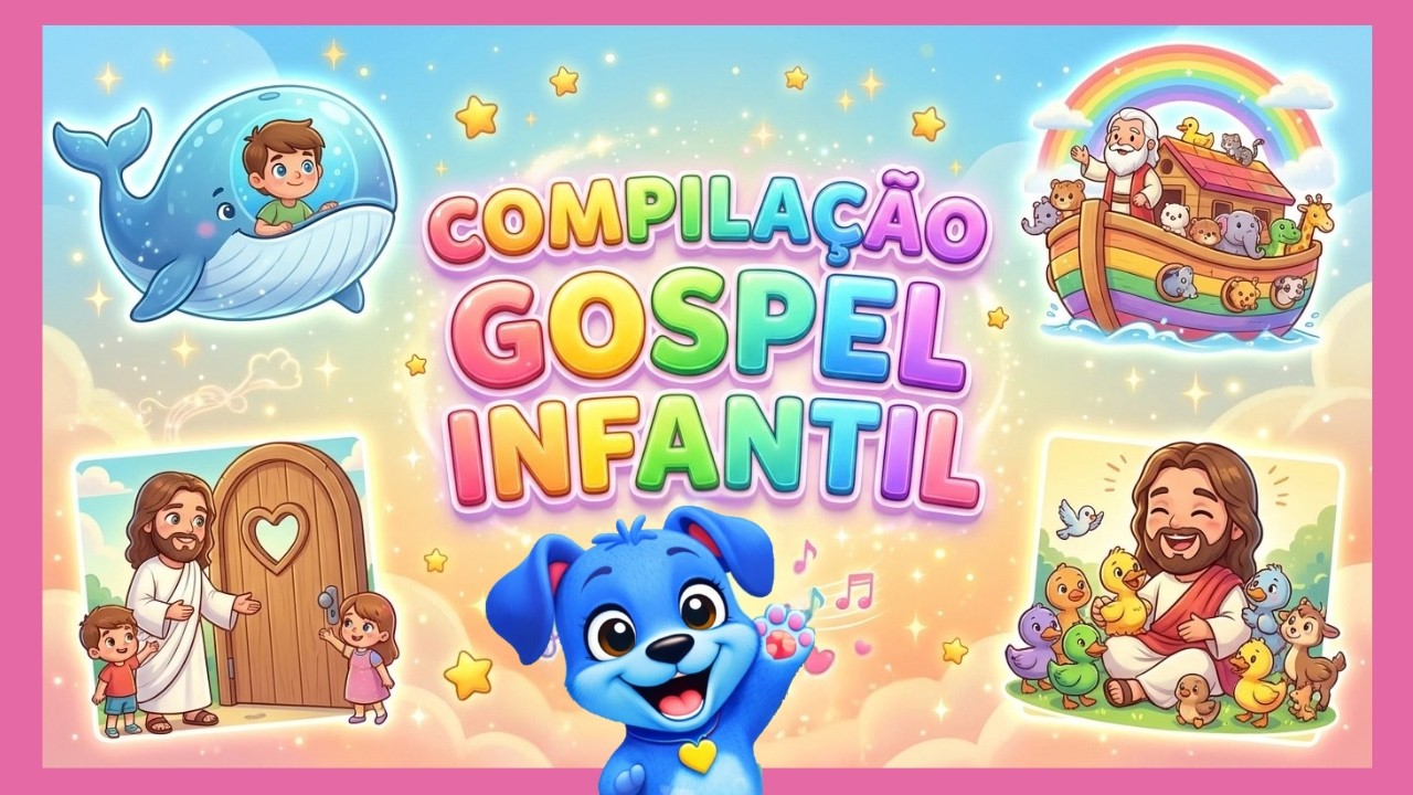 Compilação Gospel Kids. 13 Minutos de Louvor e Muita Diversão. Música Gospel Infantil Divertida.