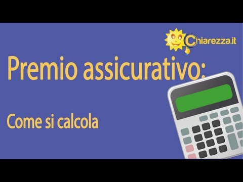 Video: Come Calcolare I Premi Assicurativi