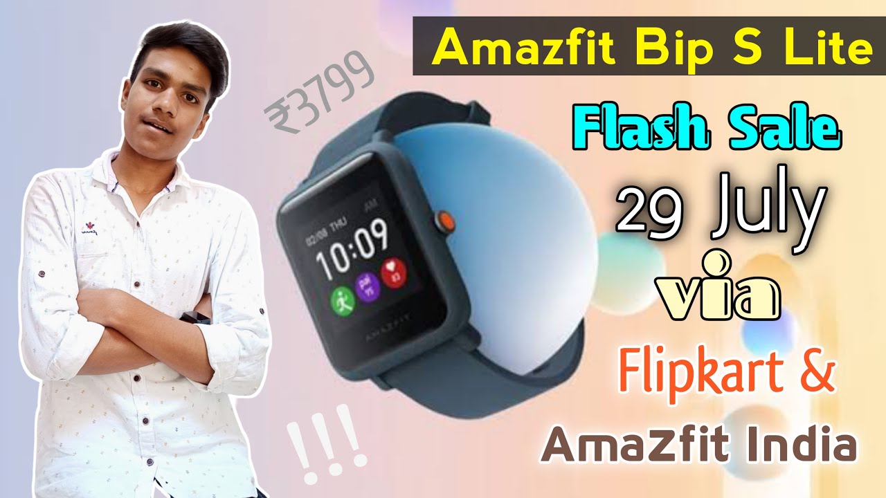 amazfit bip s lite flipkart