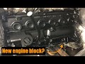 Pt. 18 BMW E30 325i How to clean & paint engine block in the car