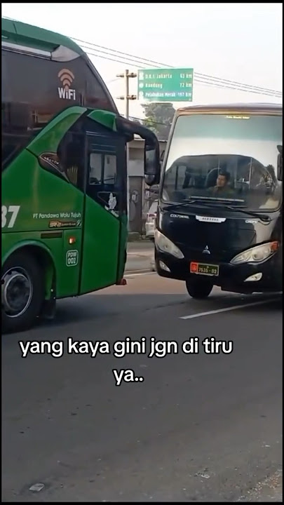 Untung supir bus pandawa gak di suruh push up sama kopassus