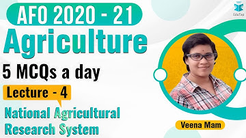 MCQs Series of ARD | Static for AFO Mains I Lecture 4 | National Agricultural Research System