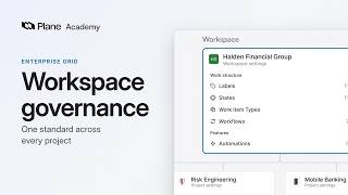 Set one standard across projects with workspace governance | Enterprise Grid