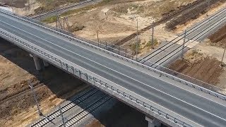 Видео Без единого шва: железная дорога в обход Краснодара будет сдана через месяц от Россия. Кубань, 1-й Черноморский проезд, Краснодар, Россия