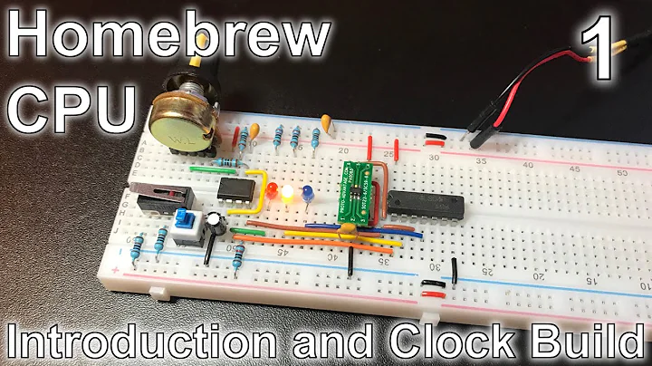 Introduction and Clock Build - Making an 8 Bit pipelined CPU - Part 1