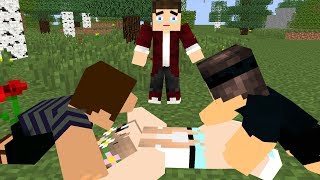Cute girl and Hero's life 2 - Sad minecraft animation
