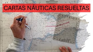 Cartas náuticas resueltas: examen Comunidad Valenciana febrero 2024