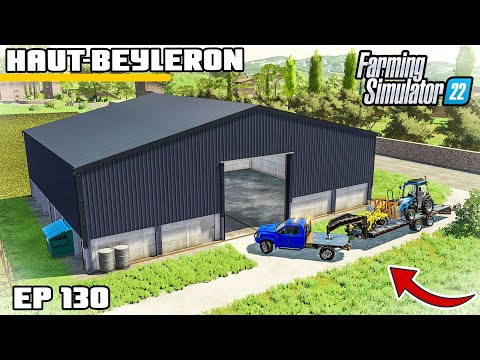 New Barn And Massive Vineyard! | Farming Simulator 22 - Haut-Beyleron | Episode 130