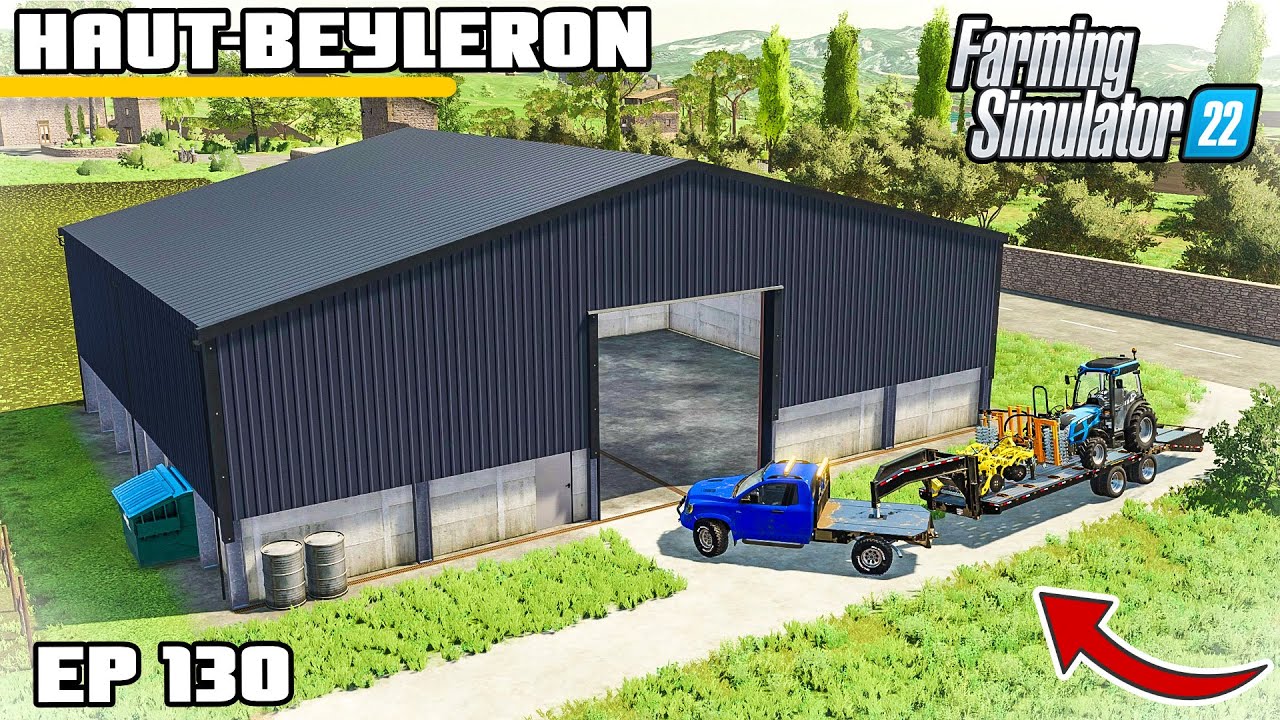 NEW BARN AND MASSIVE VINEYARD! | Farming Simulator 22 – Haut-Beyleron | Episode 130