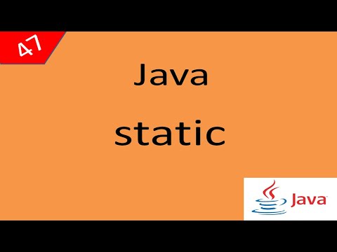 Vidéo: Quelle est l'utilisation du mot-clé statique en Java avec exemple ?