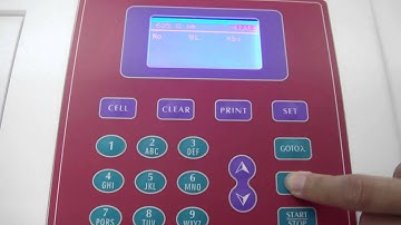 A & E Lab :AE S70 2U Machine Operate-3 (Photometric analysis record the data)