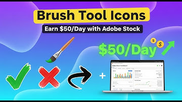 How to Create Arrows, Check Marks & Cross Icons with Brush Tool in Illustrator | Easy Tutorial