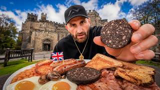 Blood Sausage! FULL English Breakfast at a 450 Year Old Pub