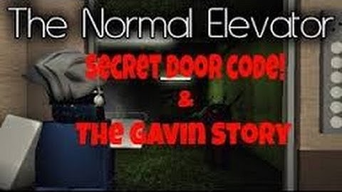 The Normal Elevator | Secret Code | Gavins Story!