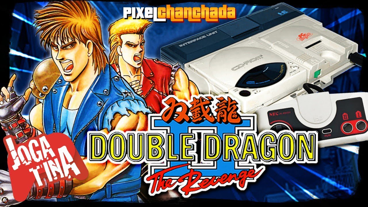 Double Dragon 2 - The Revenge - PC Engine CD Videogame - Editorial use only  Stock Photo - Alamy
