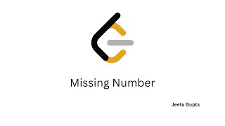 268. Missing Number | Leetcode Daily Challenge | Intuition + code