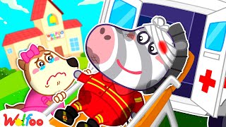 Ouch! Firefighter Got a Boo Boo!  Wolfoo Educational Videos for Kids | Wolfoo Channel New Episodes