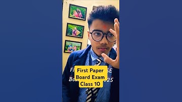 Chiku s First Paper 🔥 Class 10 Board Exam 2025  English Paper 2025 #ytshorts #shorts #boardexam2025